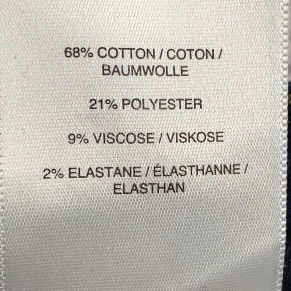 Silver Jeans Avery sz 28 X 31 Straight Dark Wash Inseam 30.5" Stretch - Picture 9 of 11